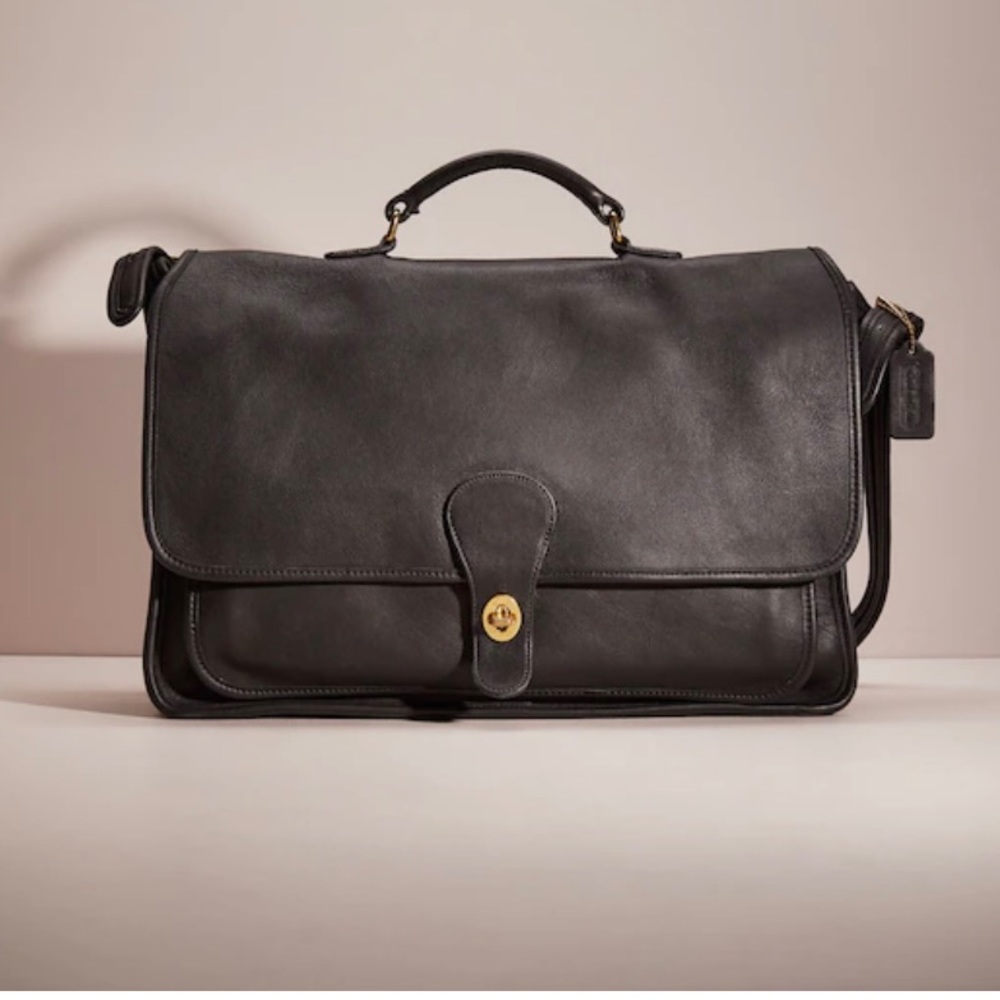 Vintage Black Metropolitan Bag Brief -very good condition!!